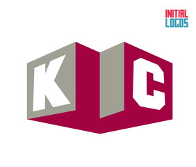 KC Initial Logo for your startup venture