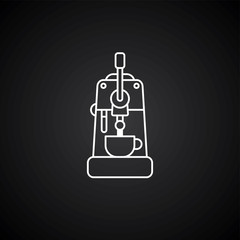 coffee machine cartoon theme