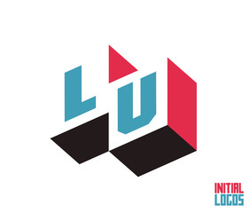 LU Initial Logo for your startup venture