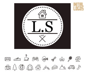 LS Initial Logo for your startup venture