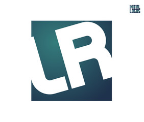 LR Initial Logo for your startup venture