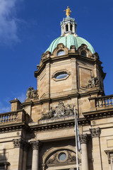 Fototapeta na wymiar Bank of Scotland in Edinburgh