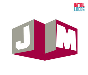 JM Initial Logo for your startup venture
