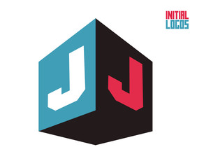 Fototapeta premium JJ Initial Logo for your startup venture