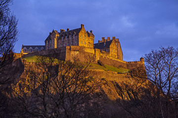 Fototapeta premium Edinburgh Castle in Scotland