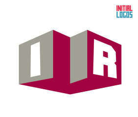 IR Initial Logo for your startup venture