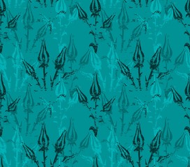 Seamless background with flowers. 