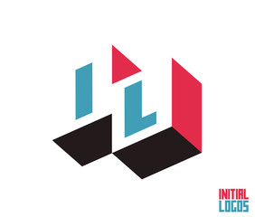 IL Initial Logo for your startup venture