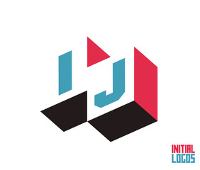 IJ Initial Logo for your startup venture