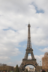 Fototapeta na wymiar Eiffel Tower, Paris, France, Europe.