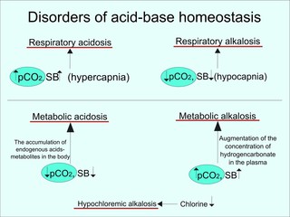 Disorders of acid-base homeostasis