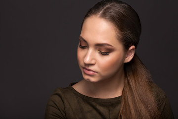 Portrait of a young girl