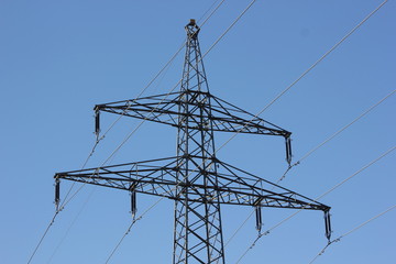 Outdoor power lines / For the energy revolution we need more power lines