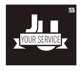 JU Initial Logo for your startup venture