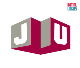 JU Initial Logo for your startup venture