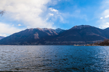 Beautiful view of Maggiore Lake