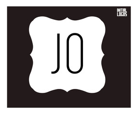 JO Initial Logo for your startup venture