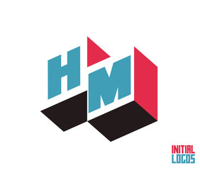 HM Initial Logo for your startup venture