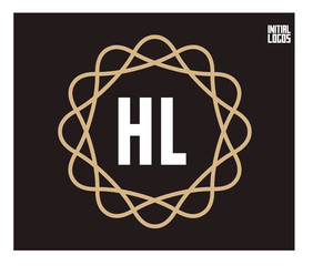 HL Initial Logo for your startup venture
