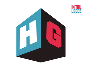 HG Initial Logo for your startup venture