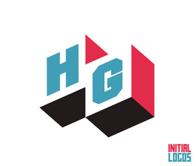 HG Initial Logo for your startup venture