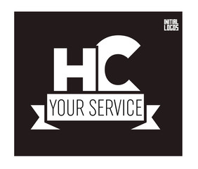 HC Initial Logo for your startup venture
