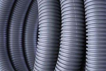 Corrugated pipe for installation of electrical cable