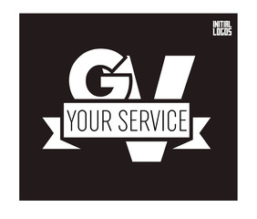 GV Initial Logo for your startup venture