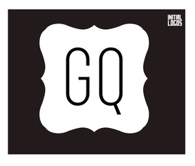 GQ Initial Logo for your startup venture