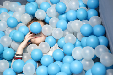 Toddler on the balls