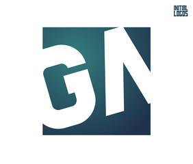 Fototapeta premium GA Initial Logo for your startup venture