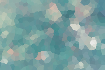 Colourful crystallize abstract background in soft blue colour to