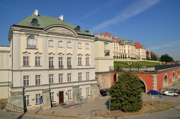 Fototapeta na wymiar Pałac pod Blachą, Zamek królewski i Arkady Kubickiego