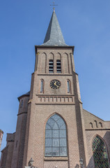 Fototapeta na wymiar Roman catholic church in the center of Winschoten