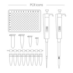 pcr icon outline