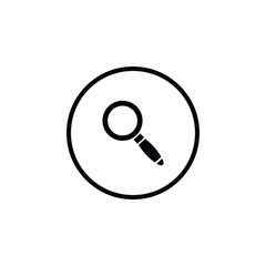 Icon magnifying glass.