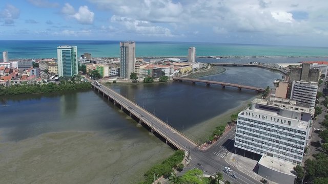 Aerial View of Recife, Brazil