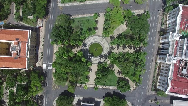 Top View of Praca da Republica - Republic Square, Recife Brazil