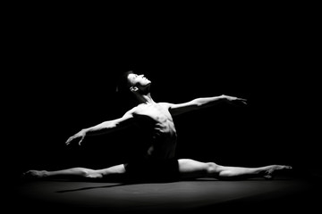 Ballet dancer in black