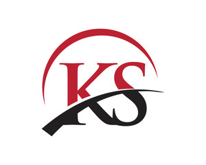 KS red letter logo swoosh