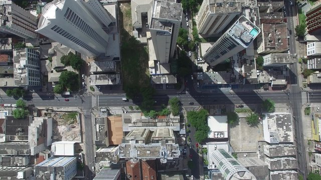 Top View of Commercial District, Sao Paulo, Brazil