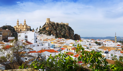 View of  spanish town.  Olvera,   province of Cadiz © JackF