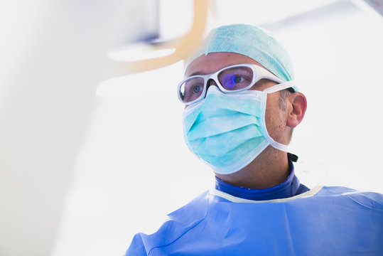 Interventional radiologist, portrait