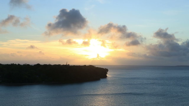 Sunset at Port Vila harbour, Vanuatu