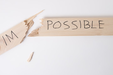 braking impossible word