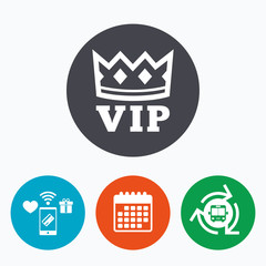 Vip sign icon. Membership symbol.