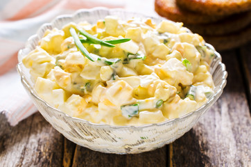 Egg salad with chives