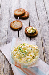 Egg salad with chives