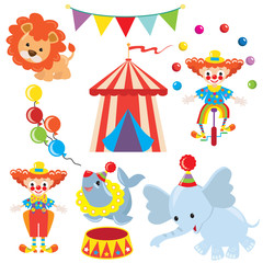 Circus vector illustration