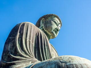 Great Buddha statue Daibutsu at Kamakura